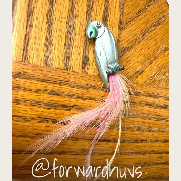 Bundle Sale 3 for $15 | Bird Brooch with Feathers - Picture 1 of 7